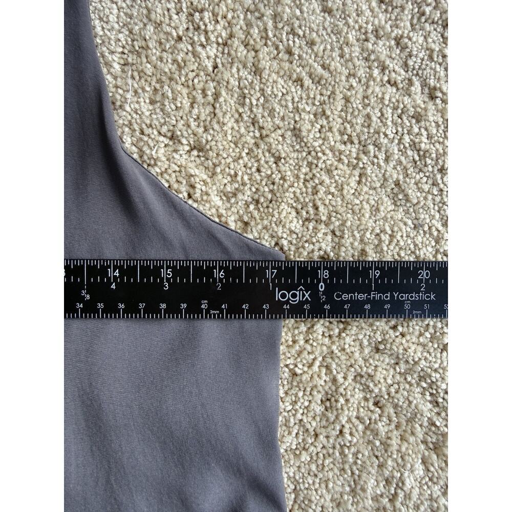 Anthropologie T.LA Gray Silk Blend Tie Shoulder Dress Minimalist Chic Size S - Picture 6 of 7